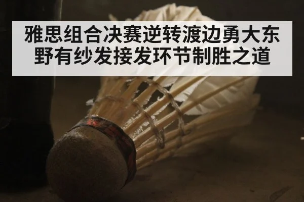 雅思组合决赛逆转渡边勇大东野有纱发接发环节制胜之道